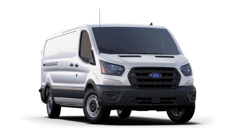 white ford cargo van